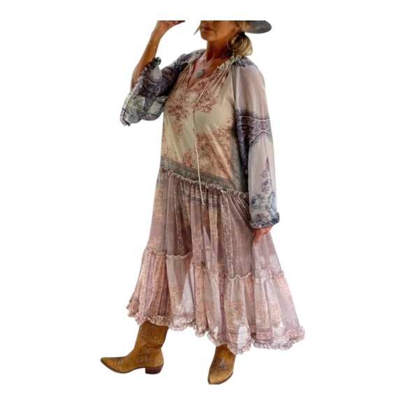 Jaded Gypsy look at you dress Bohemian Floral Maxi - Picture 1 of 3